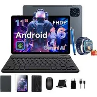 Zenva T90 11'' Android 16 8000mAh Tablet 24GB+128GB mit Zubehör Tablet (11", 128 GB, Android16, Android 16, 8000mAh, Gemini AI, mit Tastatur/Hülle/Maus)