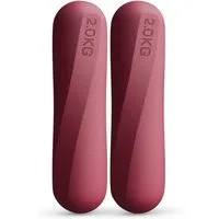 NEOLYMP Hantel-Set Pilates Hanteln 1 kg – rutschfestes Silikon Hantelset – 2er Set, (Kleine Hanteln für Frauen – Dumbbell Set für dein Home Pilates Set), Kurzhanteln 2er Set für Pilates, Yoga & Home Workout – kleine Hanteln