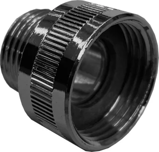 Kaja Gewindeadapter IG 3/4" auf AG 1/2" für, Brauseschläuche weiss, 00111-W 00111-W