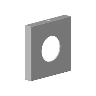 Dornbracht Rosette Ersatzteile 092722043 60 x 9 x 60 mm Dark Platinum gebürstet 092722043-99