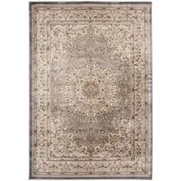 Mazovia Orientteppich Oriente Teppich - Traditioneller Teppich Orient Grau, 80 x 200 cm, Geeignet für Fußbodenheizung, Pflegeleicht, Wohnzimmerteppich