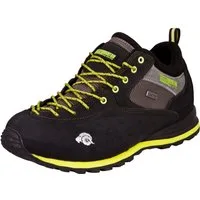 GUGGEN Mountain Trekkingschuh Wanderschuh Herren Zustiegschuh PT022 Gelb Outdoorschuh Verstärkte Schuhspitze Bergschuhe Leder, Herrenwanderschuh