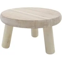 Spetebo Blumenhocker Holz Blumenhocker natur mit 3 Beinen (Anzahl, 1 St., Stück), stabiler Stand