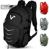 Valkental Wanderrucksack Fahrradrucksack & Outdoor Rucksack (2-tlg), wasserdicht & atmungsaktiv 22 L
