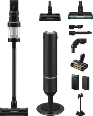Samsung Akku-Handstaubsauger "VS28C97B4QK/WD, BESPOKE Jet AI Akku+ CompleteClean," 730 W, beutellos, 2x Akkus
