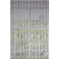 EXPERIENCE Vorhang Fertiggardine Jacquard 145x300 cm transparent mit Universalband, Multifunktionsband, transparent