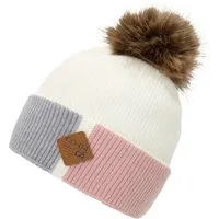 chillouts Bommelmütze Vinny Hat Mit farbigem Umschlag und Pompon aus Kunstfell