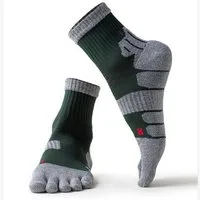 Blusmart Zehensocken Herren und Frauen-Zehen-Sportsocken (Hochwertige, geruchsabweisende, schweißabsorbierende, 3-Paar, Fitness-Lauf-Tennissocken) Für den Außenbereich, Fünf-Finger-Socken