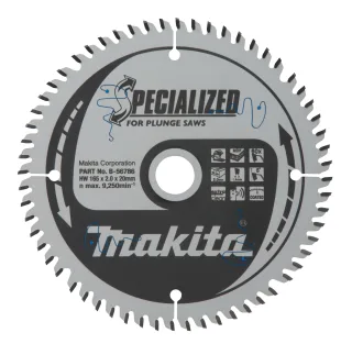 Makita SPECIALIZED Sägeb.165x20x60Z - B-56786