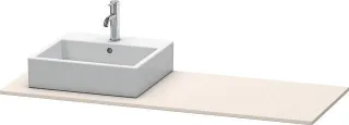 Duravit XSquare Konsole Taupe Supermatt 1400x550x16 mm - XS060GL8383 XS060GL8383