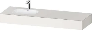 Duravit Qatego Einbauwaschtisch mit Konsole Weiß Supermatt 1600x550x170 mm - QA4693084840000 QA4693084840000