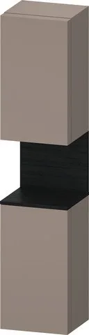 Duravit Qatego Hochschrank Basalt Matt 400x360x1760 mm - QA1346R16430010 QA1346R16430010