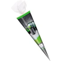 Livepac Office Schultüte Schultüte / Zuckertüte / 35cm / rund / Tüllverschluss / "Deutz Traktor