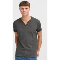 !Solid Rundhalsshirt SDTino Kurzarmshirt mit Knopfleiste
