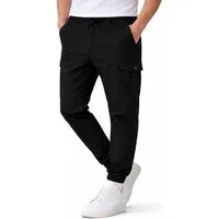 Smith & Solo Cargohose Herren, Hose Lang Chino mit Kordelzug