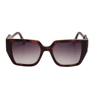 Damen rechteckige Sonnenbrille aus recyceltem Kunststoff KL6098S N