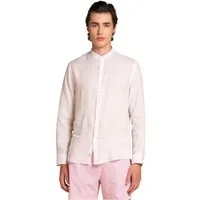 IMPURE Leinenhemd COREANA COLLAR L/S SLIM LINIEN - italienisches Leinen Hemd - modische