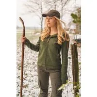 Tom Collins Outdoorjacke Strickfleecejacke Damen - RAMIRA - trachtengrün