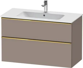 Duravit D-Neo Waschtischunterbau wandhängend Basalt Matt 1010x462x625 mm - DE4363034430000 DE4363034430000