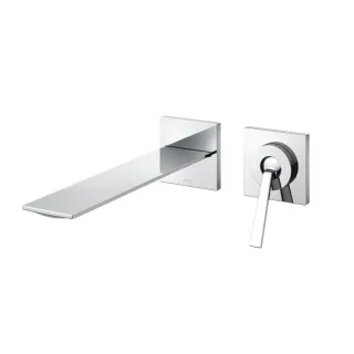 TOTO Zweiloch-Einhebel-Waschtischmischer ZL, Unterputzausführung, Ausladung 225mm TLP02310EA