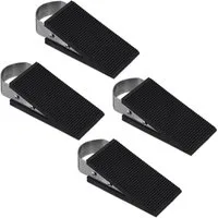 relaxdays Türstopper Gummi Türkeil im 4er Set