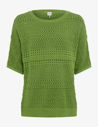 BRAX - Strickpullover - Style Emma grün - Gr. - 42