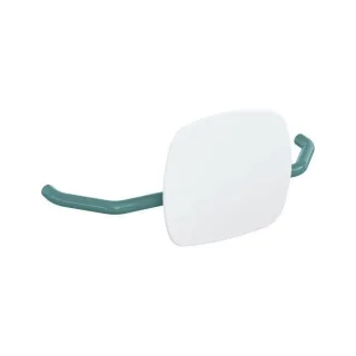 Hewi 801 Rückenstütze 801.51.907155 Wandabstand 230mm, Lehne signalweiß, aquablau