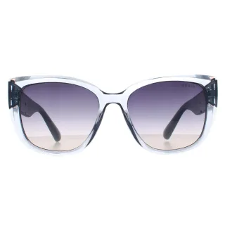 Guess Square Womens Glänzend Hellblau Blau Gradient GO00051