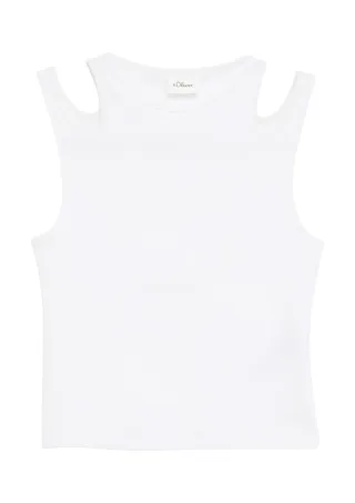 s.Oliver - T-Shirt weiß - Gr. - 158/164