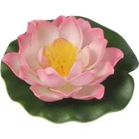 Heissner Teichfigur Heissner Seerose rosa mittel, (1-St)