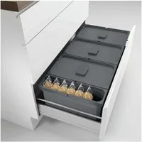 Naber Einbaumülleimer Systembehälter Cox® Box 220/900-3, anthrazit