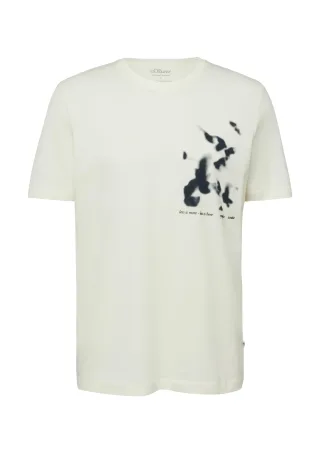s.Oliver - T-Shirt creme - Gr. - M