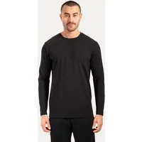 Smilodox Longsleeve Xion, Atmungsaktives Shirt 3D Rubber Print, Hoher Bewegungsfreiheit Minimalistisches Design Langarm Oberteil Sport Freizeit Training