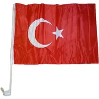 trends4cents Flagge Autoflagge 30 x 40 cm Auto Flagge Fahne Autofahne Fensterflagge (Türkei), Autofahne