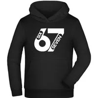 MyDesign24 Hoodie Kinder 67 Kapuzensweater Kapuzenpullover mit six seven Aufdruck i774