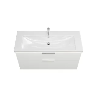 Burgbad Keramik Waschtisch-Set Eqio Weiß Matt/Alpinweiss, SEZA123F6014C0001 SEZA123F6014C0001