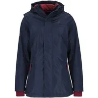 Leitfeuer Funktionsjacke 50861 Damen Outdoor-Jacke mit verstellbarer Kapuze und verschweißten Nähten