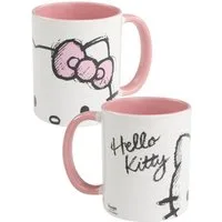 United Labels® Tasse Hello Kitty Tasse Becher Kaffeetasse 320 ml, Keramik