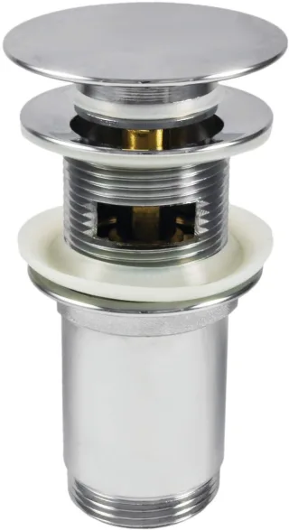 Neuesbad für Waschbecken, Rund, mit Überlauf, mit SLEEVE, Chrom NB1DENHC010U1