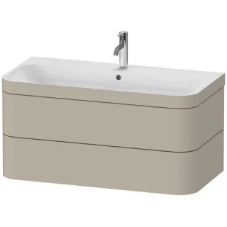 Duravit Happy D.2 Plus c-bonded Set wandhängend Taupe Seidenmatt 975x490x480 mm - HP4638O6060 HP4638O6060