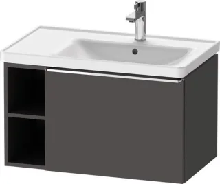 Duravit D-Neo Waschtischunterbau wandhängend Graphit Matt 784x452x440 mm - DE4257010490000 DE4257010490000