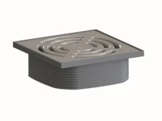 Dallmer Aufsatz DallDrain Pure, weiß, 120 x 120 mm, 518309 518309