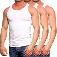 Jack & Jones Tanktop (Spar Set, 3er-Pack) Basic in Unifarben