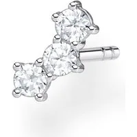 THOMAS SABO Single-Ohrstecker farbige oder weiße Steine, mit Glas-Keramik Stein, Korund (synth), Zirkonia (synth)