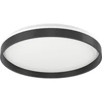 EGLO LED Deckenleuchte MOSCHETTINO-Z Deckenlampe, Disco-Modus, ZigBee 3.0, Wohnzimmerlampe, CCT - über Fernbedienung, Dimmer, Dimmfunktion, Farbsteuerung, Farbwechsel, Fernbedienung, Infrarot inkl., Memoryfunktion, Nachtlichtfunktion, RGB, Smart Home