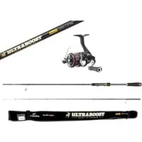 Lieblingsköder Spinnrute Angelset Barsch - Ultraboost Barsch Rute + Rolle Daiwa Fuego LT 1000 D, (Barsch, 2-tlg., Ultraboost Rutenset Barsch), Perfekte Abstimmung von Rute und Rolle