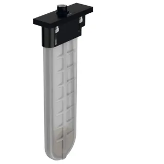hansgrohe sBox Wannenrandset 28010670 mattschwarz, eckig, für Wannen- und Fliesenrand