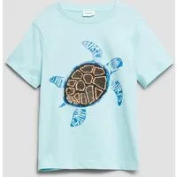 s.Oliver Kurzarmshirt T-Shirt T-Shirt mit Wendepailletten