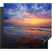 MuchoWow Herd-Abdeckplatte Meer - Sonne - Farben, Vinyl, (1 tlg), Cerankochfeld Abdeckung, Herd Abdeckplatten Vinyl, 58.3x51.3 cm