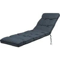 Hobbygarden Liegenauflage Polsterauflage HUGO 200x55x8 cm, Gesteppte Polsterauflage für Gartenliege & Sonnenliege